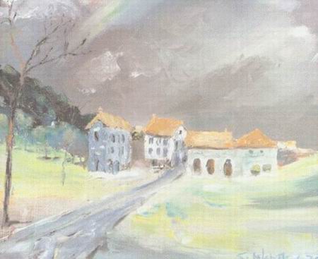 French Countryside oil painting